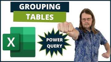 Excel Power Query Tutorial - Grouping Tables of Data