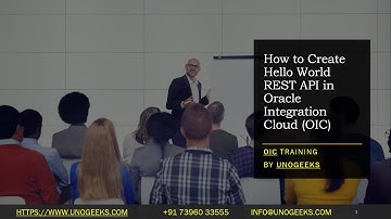 Oracle Integration Cloud Tutorial | Oracle Integration Cloud Service | Create REST API in OIC