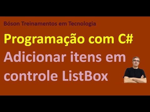 Como adicionar itens em um ListBox em C#