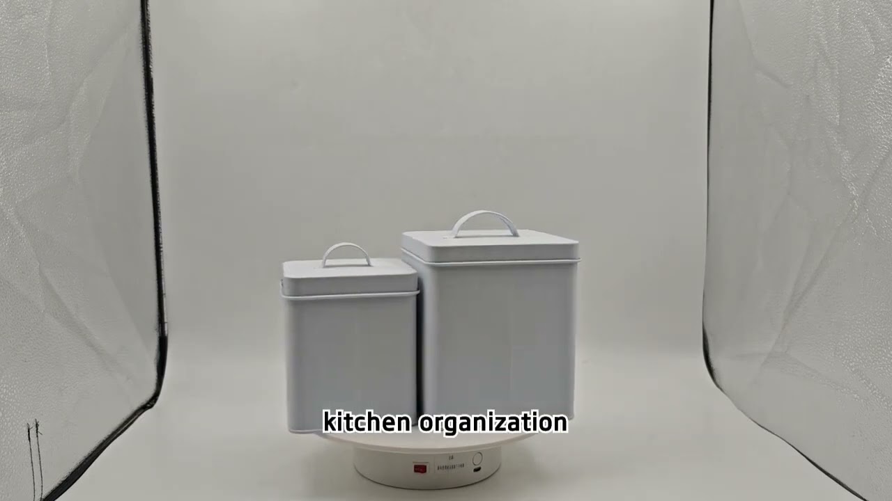 Household Storage Solutions with Pet Treats Canisters Dog Food Pet Cookies Snacks Metal Storage Jars