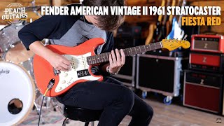 No Talking...Just Tones | Fender American Vintage II 1961 Stratocaster | Fiesta Red