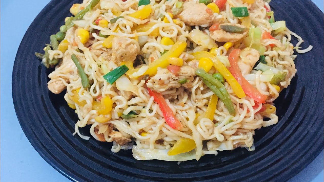 Stir fry chicken noodles Easy recipe Hometown flavours in Uk YouTube