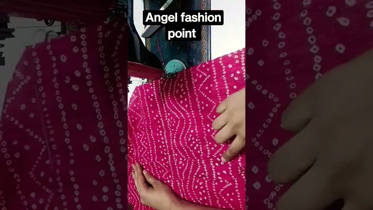 gota Patti neck design cutting and stitching