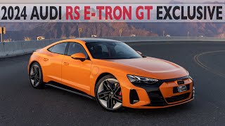 HOTTEST EV? 2024 AUDI RS E-TRON GT EXCLUSIVE - Mountain road trip amazing locations - Taycan beater?