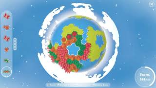 Cosmotiles is a minimalist strategy game about placing blocks on colorful planets!