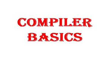 Lecture 1 Basics of Compiler