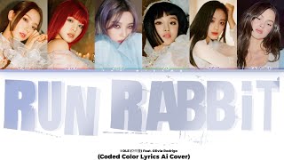 [Cover AI] I-DLE (아이들) Feat. Olivia Rodrigo Run Rabbit [Color Coded Lyrics] [Eng]