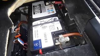 Mercedes Gl450 Glk 350 Gl 350 Gl 550 Battery Locations & How To Jump Start