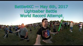 Battle4KC: Lightsaber Battle World Record Attempt — 360 VR