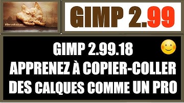 GIMP 2 99 18 : copier et coller avec plusieurs calques que se passe t-il ?