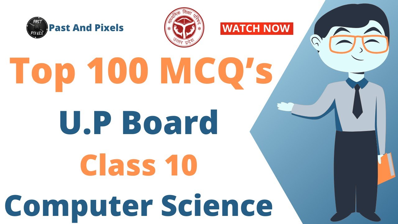 Top 100 Computer Science MCQs for Class 10 UP Board 2025-26 - YouTube