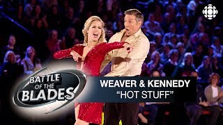 Celebrity Kaitlyn Weaver and Sheldon Kennedy perform to 'Hot Stuff' | Battle of the Blades Wealth