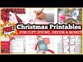WOW! FREE CHRISTMAS PRINTABLES! Impressive Crafts ANYONE Can Make! $1 Dollar Tree Christmas DIY 2021