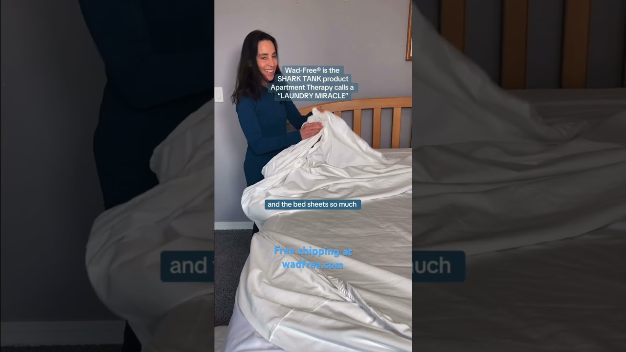 Holiday Clean-Up Made Easier with Wad-Free® for Bed Sheets 🧺 Perfect Host Gift 