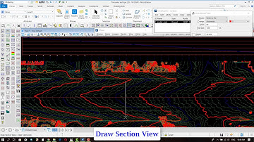 Point cloud MMS- Draw Profiles and Sections from Actual Points Cloud by using TerraModel
