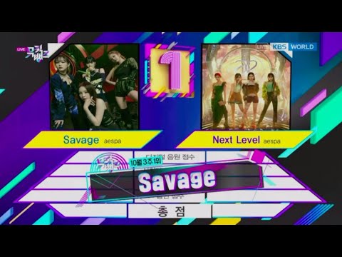 [2nd Win] aespa 에스파 - "Savage" at Music Bank 15102021