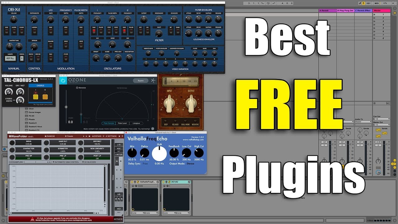 8 Best Free Plugins for Music Production and Mixing 2018 - YouTube