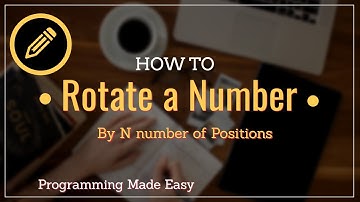 Rotate a Number | Rotate a number in Java