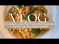 Les enfants avec moi nouvelle balayeuse  recette de macaronis chinois  vlog du 30 avril 2024