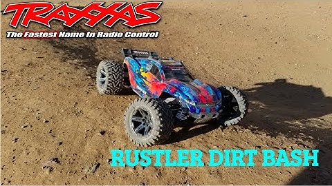 Big Dirt Bashing Fun! | Traxxas Rustler 4x4 VXL Bmx Park Bash
