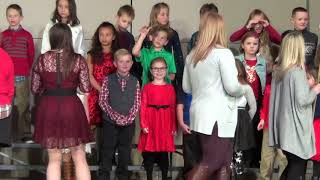 Lyla's 2019 2nd Grade Christmas Concert Entrance