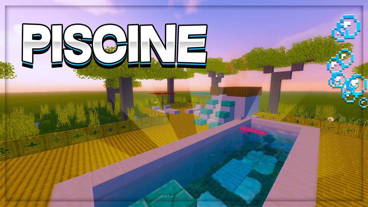 [Minecraft]: Tuto Piscine - YouTube