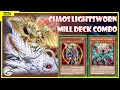 CHAOS LIGHTSWORN DECK MILL DECK COMBO GAMEPLAY FEBRUARY 2024 | YUGIOH DUEL LINKS