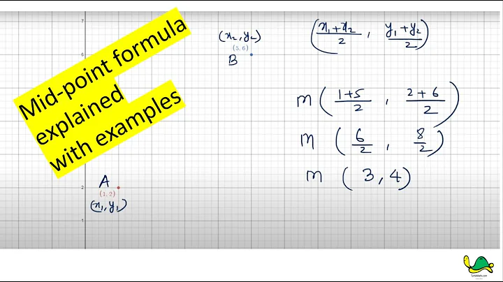 Mastering the Midpoint Formula | 2D & 3D Explained | Turtle Maths