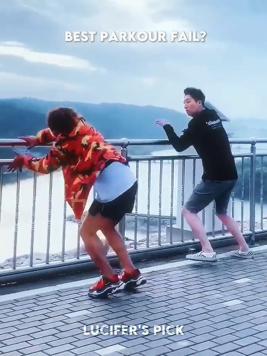 Best parkour fail? ☠️🏃‍♂️‍➡️