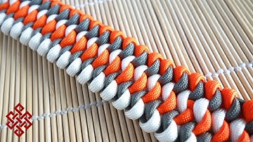 How to Make a Mated Snake Knot Paracord Bracelet Tutorial