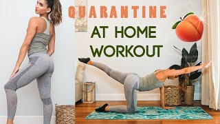 QUARANTINE AT HOME WORKOUT | Staying fit during this quarantine #athomeworkout #quarantined