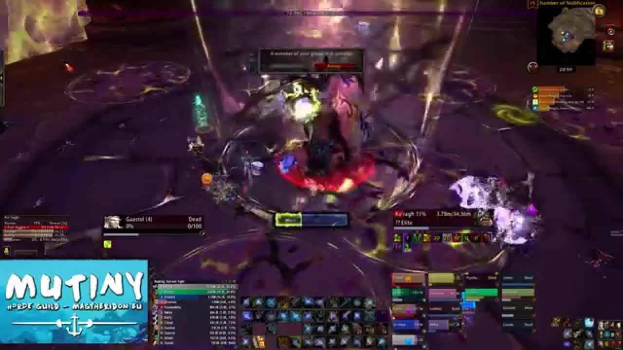 WoW - HighMaul Ko'ragh normal - YouTube