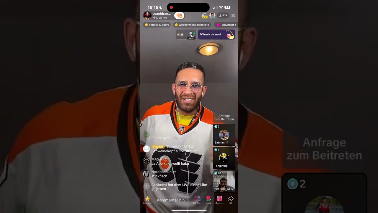 coachfranky war live. 13.11