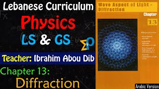 Chapter 13: Diffraction || LS & GS