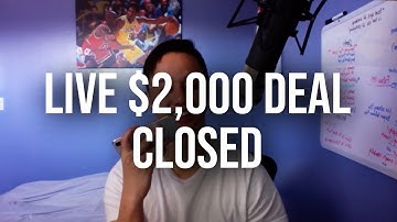 LIVE $2,000 SMMA SALES CALL (CLOSED DEAL)