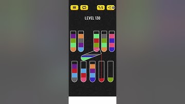 2022! Water Sort Level 130 Walkthrough Solution Android/iOS