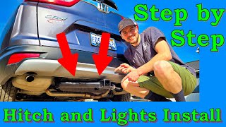 20172021 Honda CRV Trailer Hitch and Trailer Lights Installation2017, 2018, 2019, 2020, 2021How to