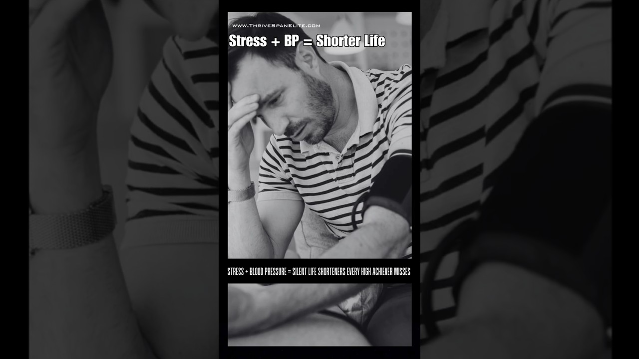 [SHORTS] Stress + Blood Pressure = Silent Life Shorteners Every High Achiever Misses
