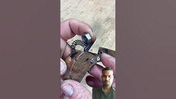 Handmade a simple trigger mechanism # Cool idea for you enjoy #shorts