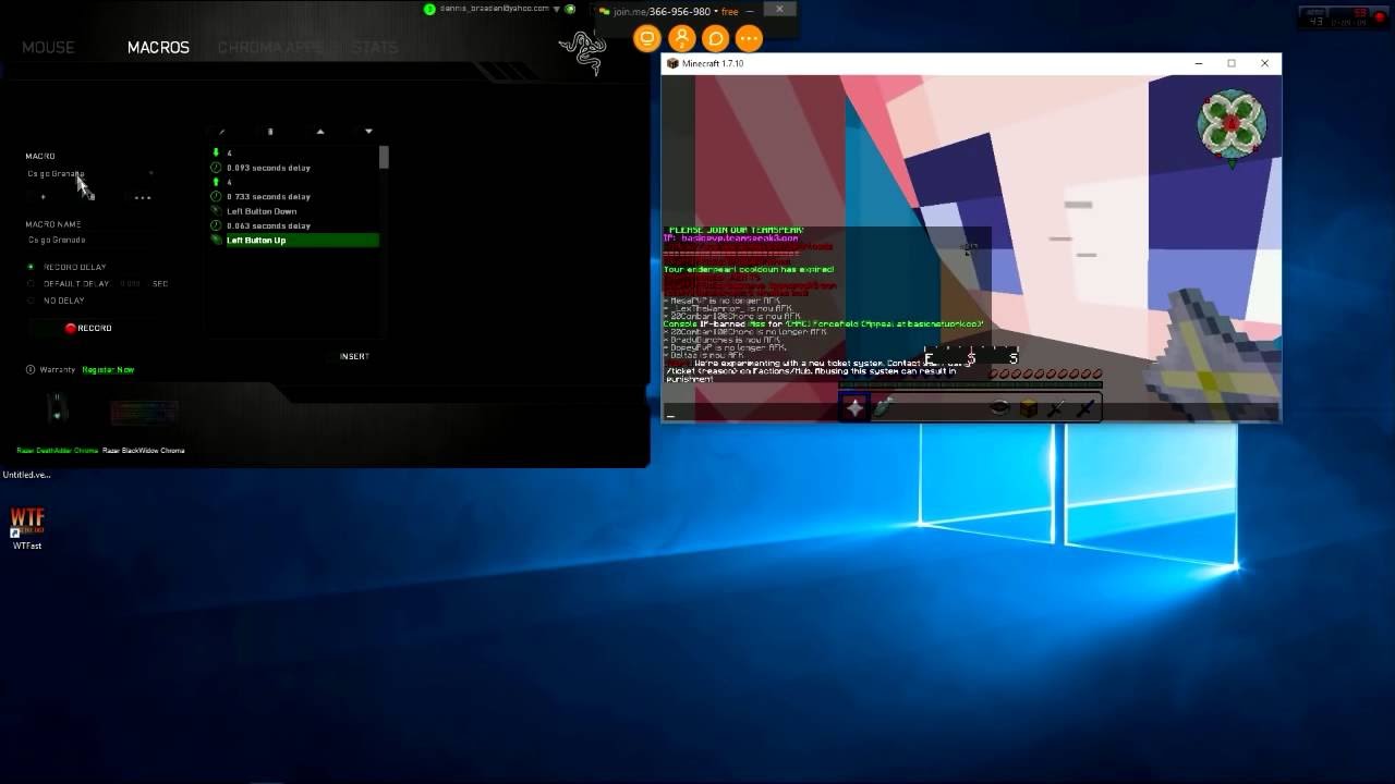 Screenshared by retarded staff on BasicPvp. BANNED FOR 35 SECOND DELAY MACRO