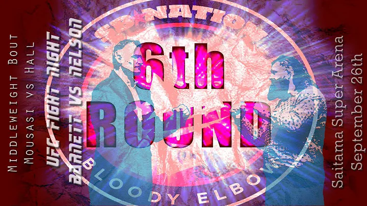 UFC Nelson vs Barnett 6th Round