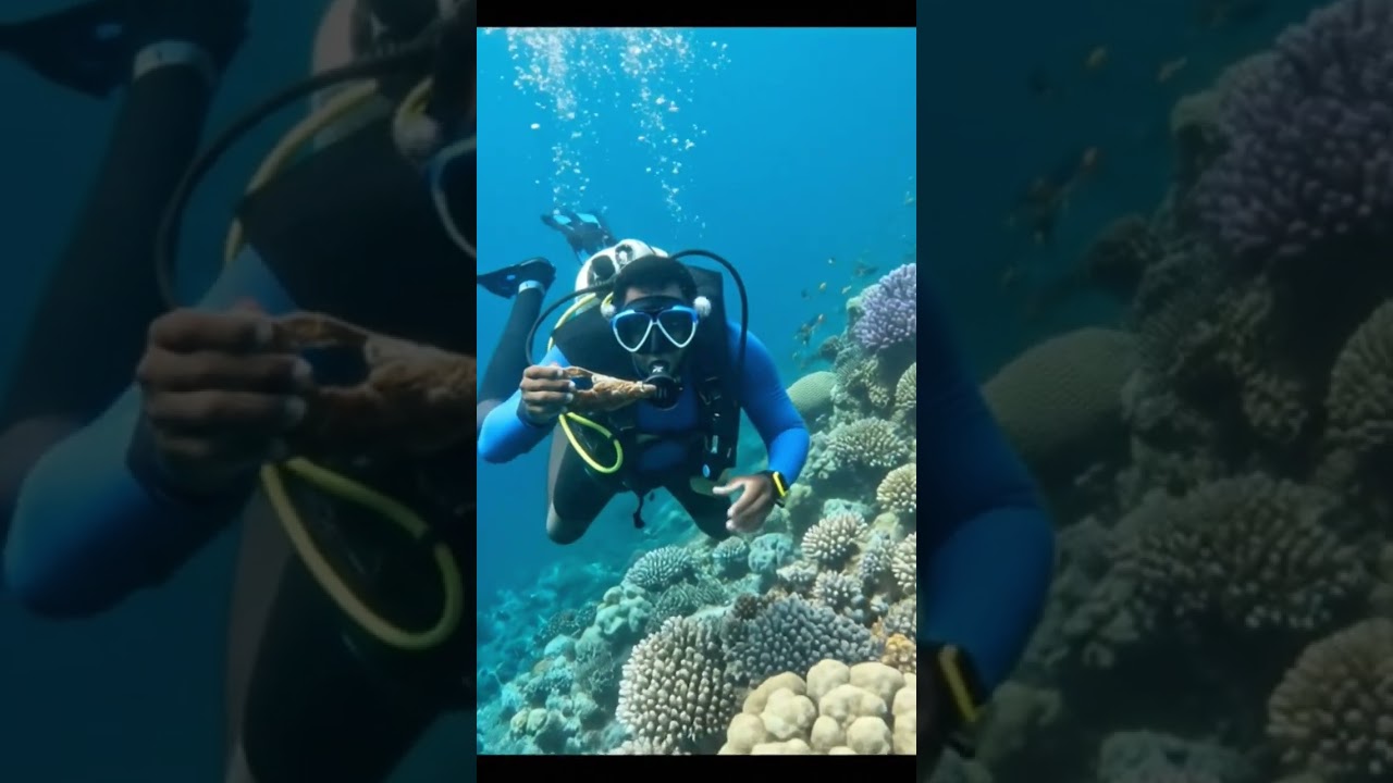 Dive with Huge Shark 🦈 