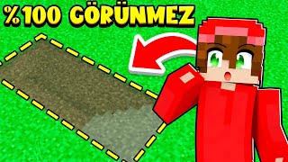 %100 Görünmez Kapılı Gi̇zli̇ Minecraft Evi