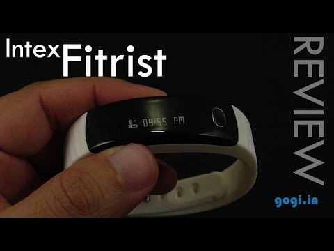 Intex Fitrist review - fitness band with OLED display for Rs. 999