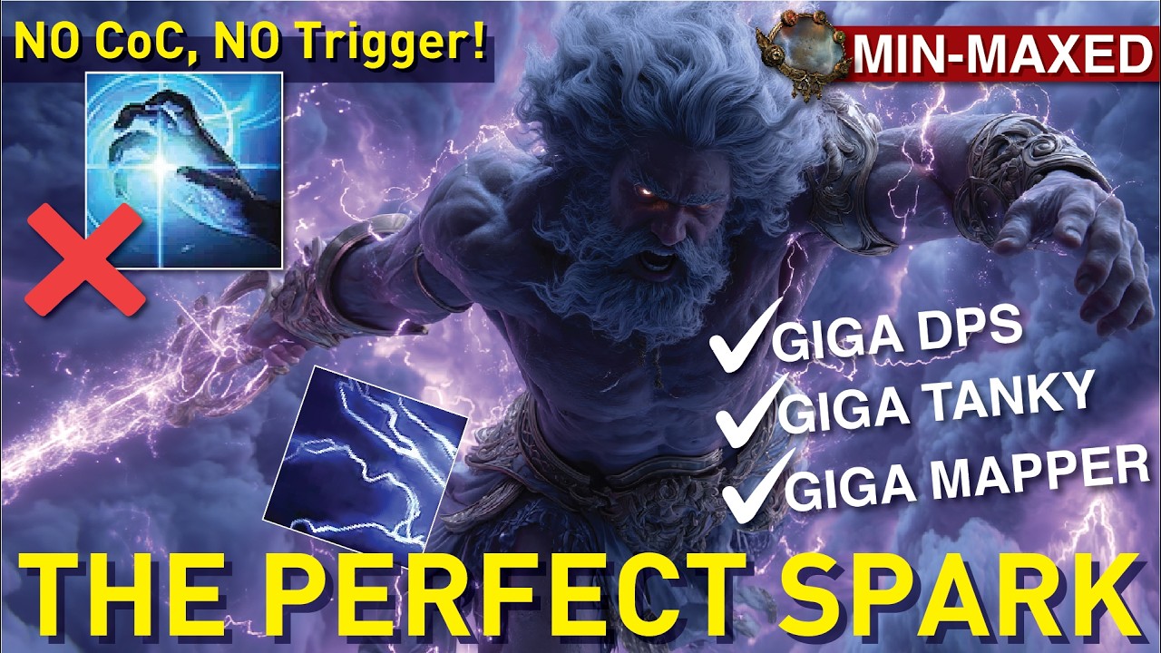 This Non-CoC SPARK build deals【Boss per second】DAMAGE!⚡Min-maxed Build Showcase | Gemling 0.5