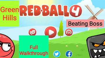Red Ball 4 !! Green Hills !! Full Walkthrough !! Gameplay