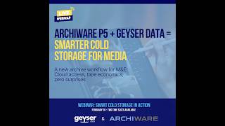 Smart Cold Storage in Action with Geyser Data & Archiware P5 Archive EU screenshot 3
