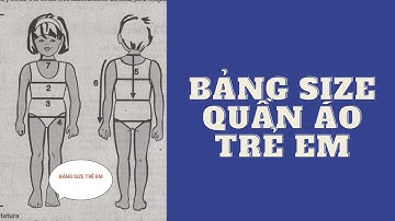 bảng size quần áo trẻ em