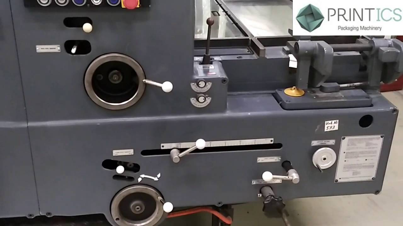 VIDEO PRINTICS U14051214 STEUER PZ-90 HOT FOIL STAMPING MACHINE