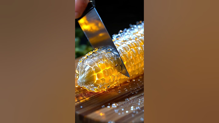 Gelatin Corn Cutting ASMR | Hyper-Realistic Glass Corn Macro Slice